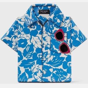 NWT!!! Kate Spade Playa Printed 3D Hawaiian Shirt Crossbody with Dustbag KH036